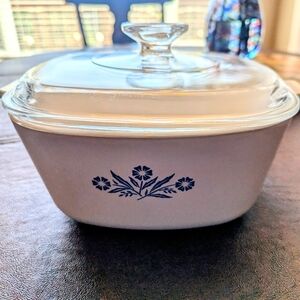 Blue Cornflower Corningware
